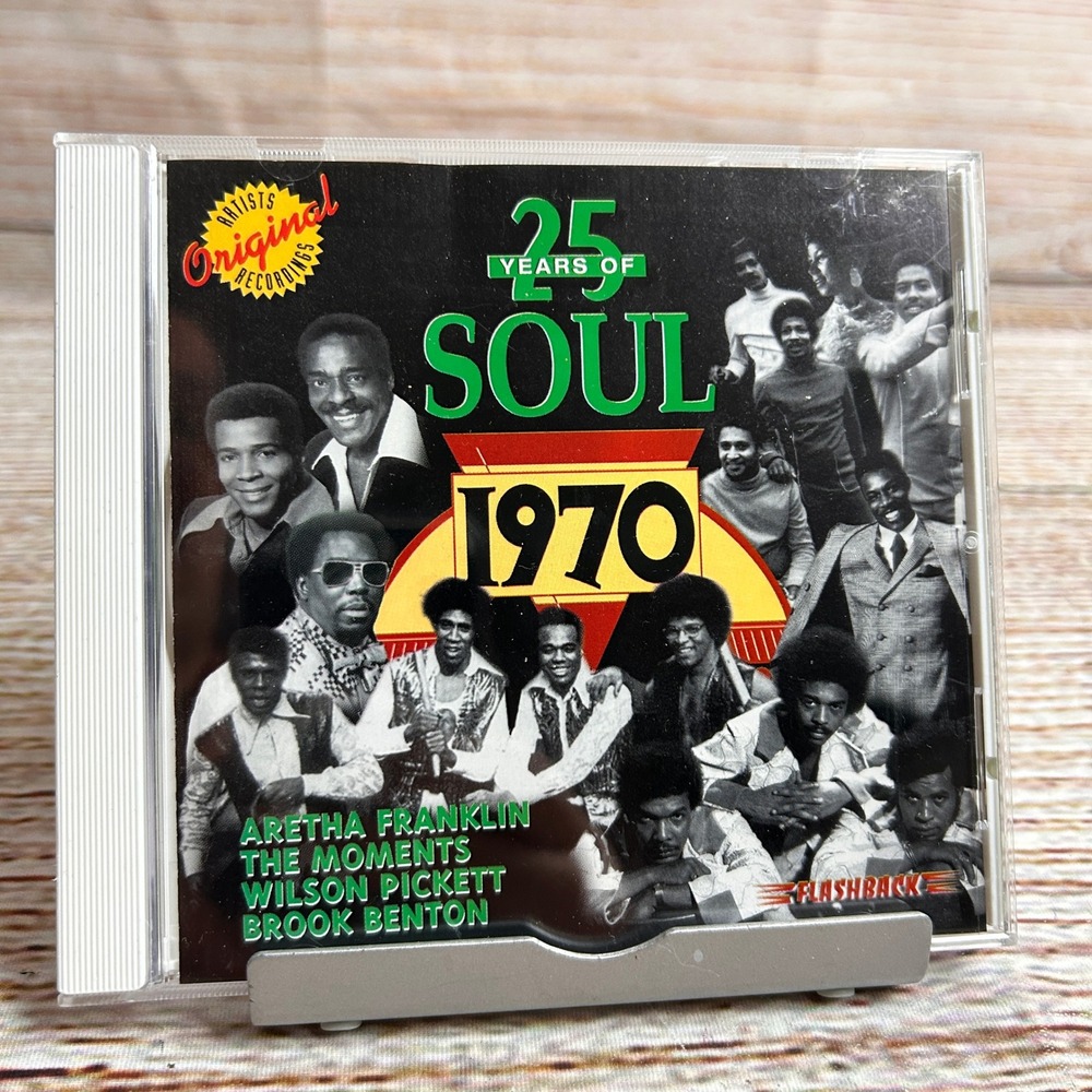 25 Years of Soul 1970 CD Various Artists Aretha Franklin Wilson Pickett R2 72900